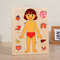 Montessori Puzzles Busy Board Teaching Human Body Parts For Childrens Learning 6