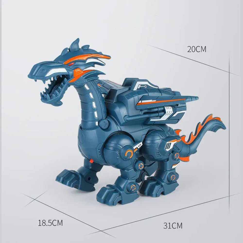 Simulation Fire Mechanical Dinosaur Toy Electric Water Spray Model With Cool Lights  Puzzle Game Fo 4