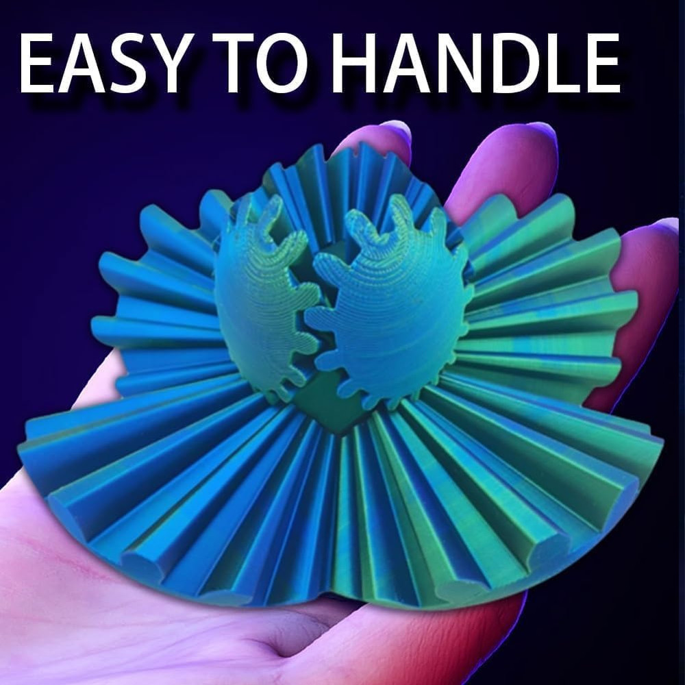 3D Printed Gear Ball Fidget Spin Ball Toy For Stress Relief  Anxiety Relaxation  Desk Activity For  3