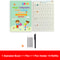 Sank Magic Practice Copybook Pen Reusable Writing Book for Kids | Preschool Calligraphy English Version with Free Wiping