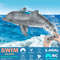 Remote Control Dolphin Toy with LED Light 2.4G Electric Water Toy for Kids, Gift for Boys & Girls