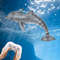 Remote Control Dolphin Toy with LED Light 2.4G Electric Water Toy for Kids, Gift for Boys & Girls