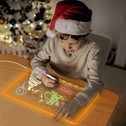 led acrylic message board, erasable usb-powered display for kids & promotions