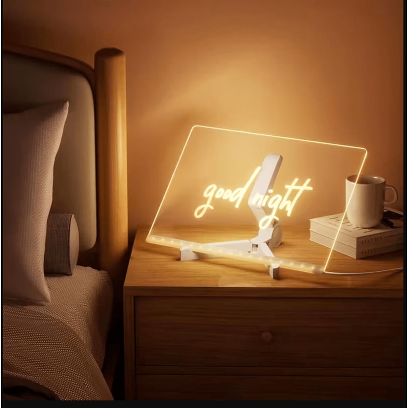 LED Acrylic Message Board Erasable USBPowered Display For Kids Promotions 7