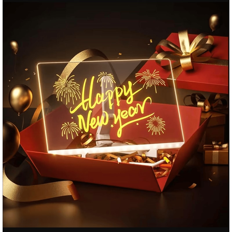 LED Acrylic Message Board Erasable USBPowered Display For Kids Promotions 8