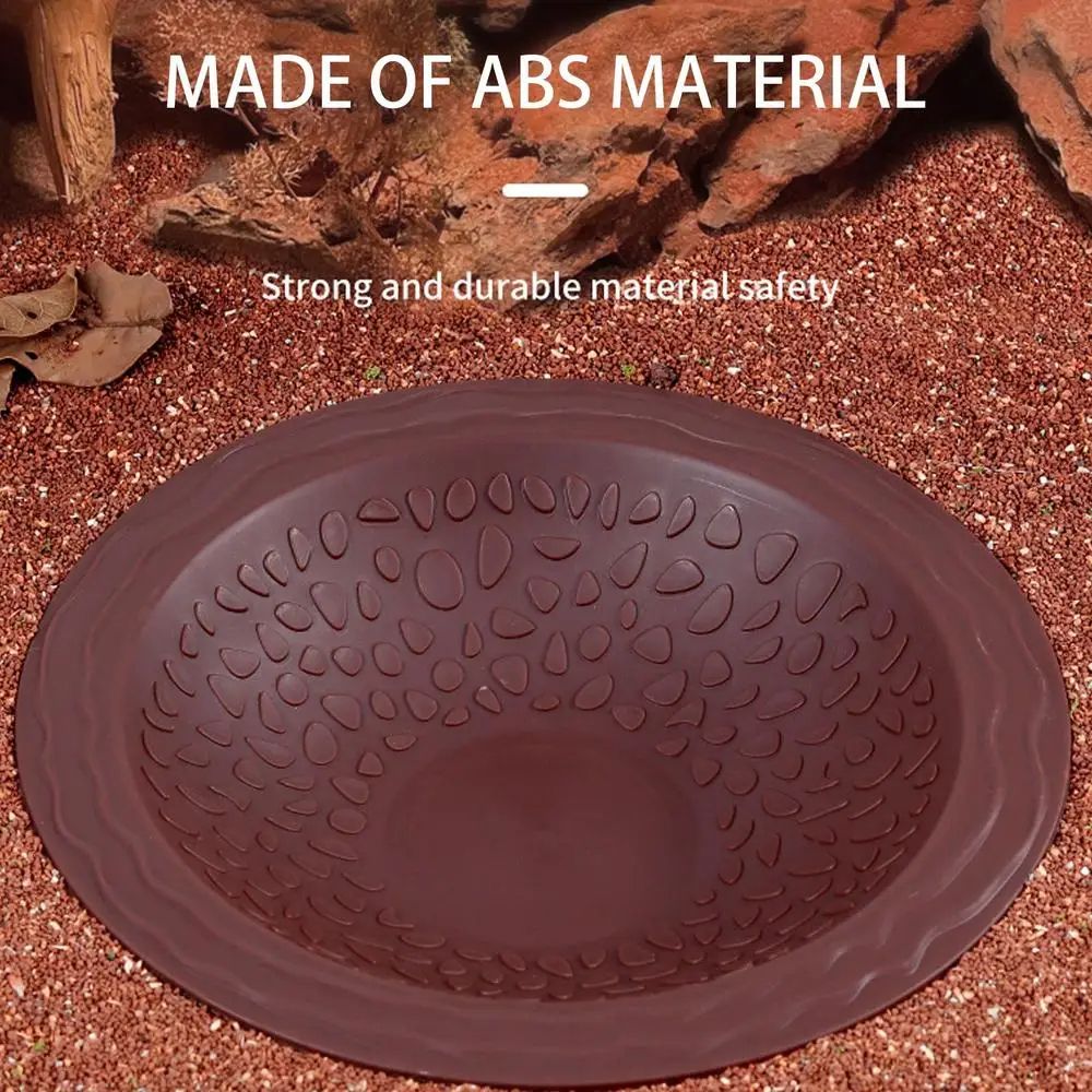 Tortoise Food Dish  Reptile Feeding Dish Spacious Bathing Pool For Amphibians Bearded Dragons And G 2