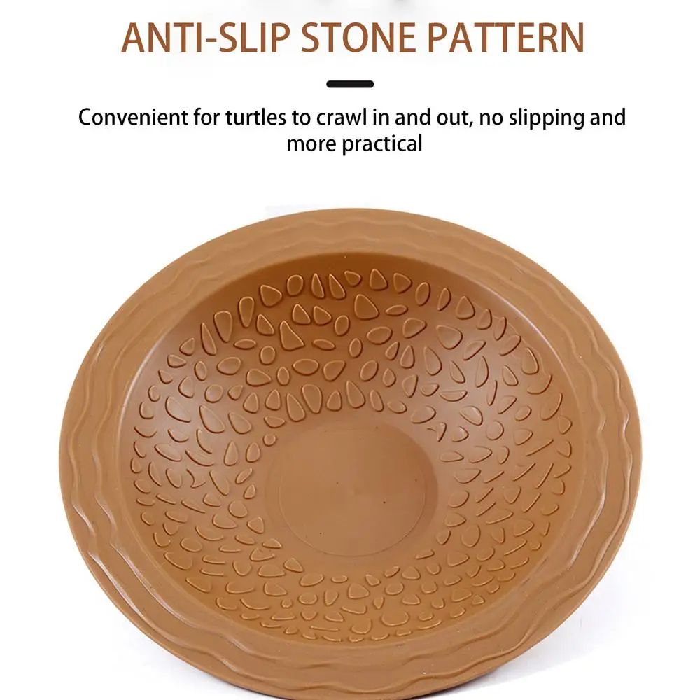 Tortoise Food Dish  Reptile Feeding Dish Spacious Bathing Pool For Amphibians Bearded Dragons And G 4