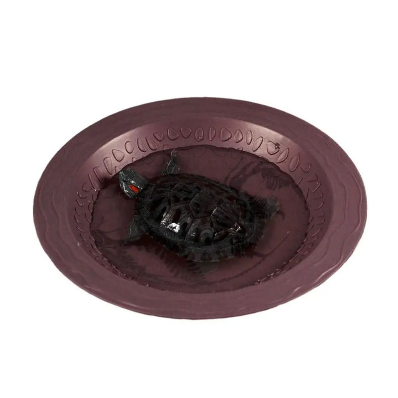 Tortoise Food Dish  Reptile Feeding Dish Spacious Bathing Pool For Amphibians Bearded Dragons And G 7