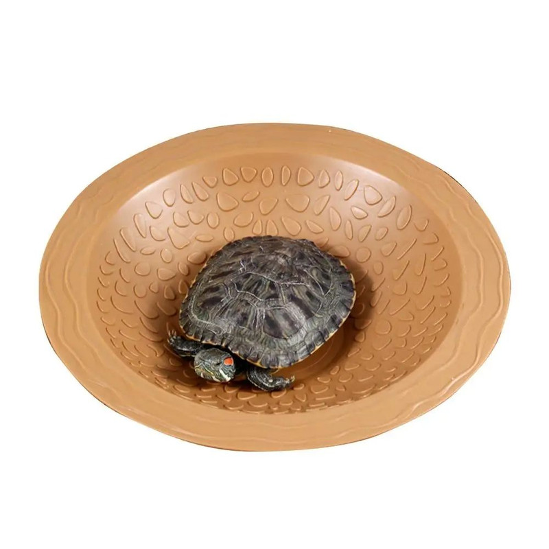 Tortoise Food Dish  Reptile Feeding Dish Spacious Bathing Pool For Amphibians Bearded Dragons And G 8