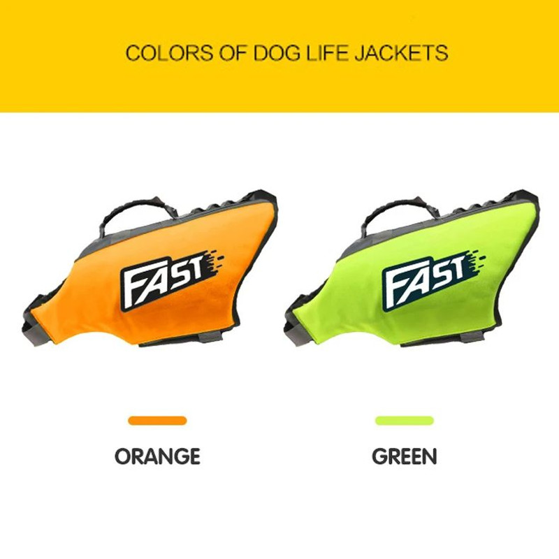 Adjustable Pet Swimming Life Jacket Super Buoyancy Reflective Dog Safety Vest For Water Adventures 6