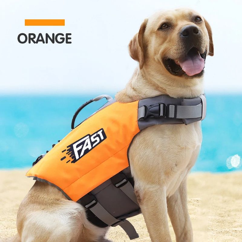 Adjustable Pet Swimming Life Jacket Super Buoyancy Reflective Dog Safety Vest For Water Adventures 10