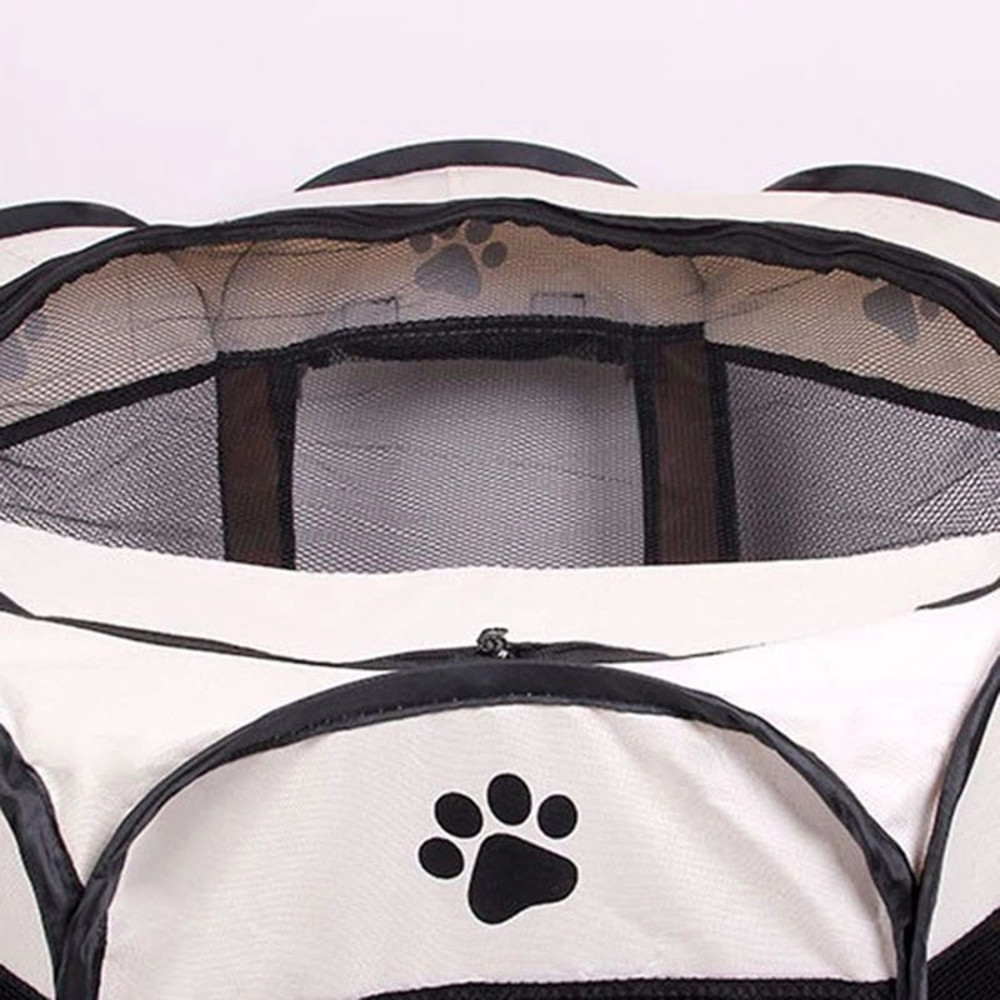 Large Dog Cages  Cat Fences Foldable Pet Tent with Skylight Zipper  Portable Kennel for Outdoor E