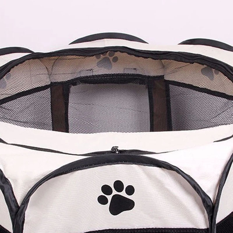 Large Dog Cages  Cat Fences Foldable Pet Tent with Skylight Zipper  Portable Kennel for Outdoor E