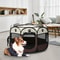 Large Dog Cages Cat Fences Foldable Pet Tent with Skylight Zipper Portable Kennel for Outdoor E