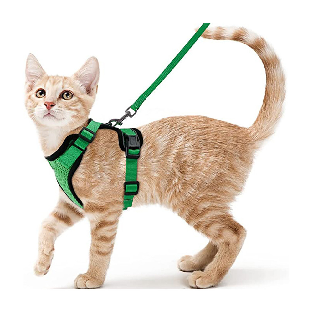 Adjustable Cat Harness And Leash For Walking EscapeProof EasyWear Design For Safe Outdoor Adventure 9