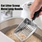 Metal Cat Litter Shovel with Long Handle Durable Sand Cleaning Scoop for Dog Cat Waste
