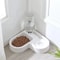 Automatic Drinking Love Pet Bowl DualUse Cat Bowl Dog Basin With Water Dispenser MoistureProof Feed 0