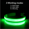 LED Adjustable Dog Collar Blinking Flashing LightUp GlowintheDark Waterproof Safety Collar For Pet 15