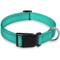 Glow Go Reflective Dog Collar Adjustable Nylon Pet Collar Leash For Nighttime Safety 9