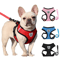 Summer Cat Dog Harness Lead Leash Adjustable Vest Breathable Polyester Mesh With Reflective Strips 2