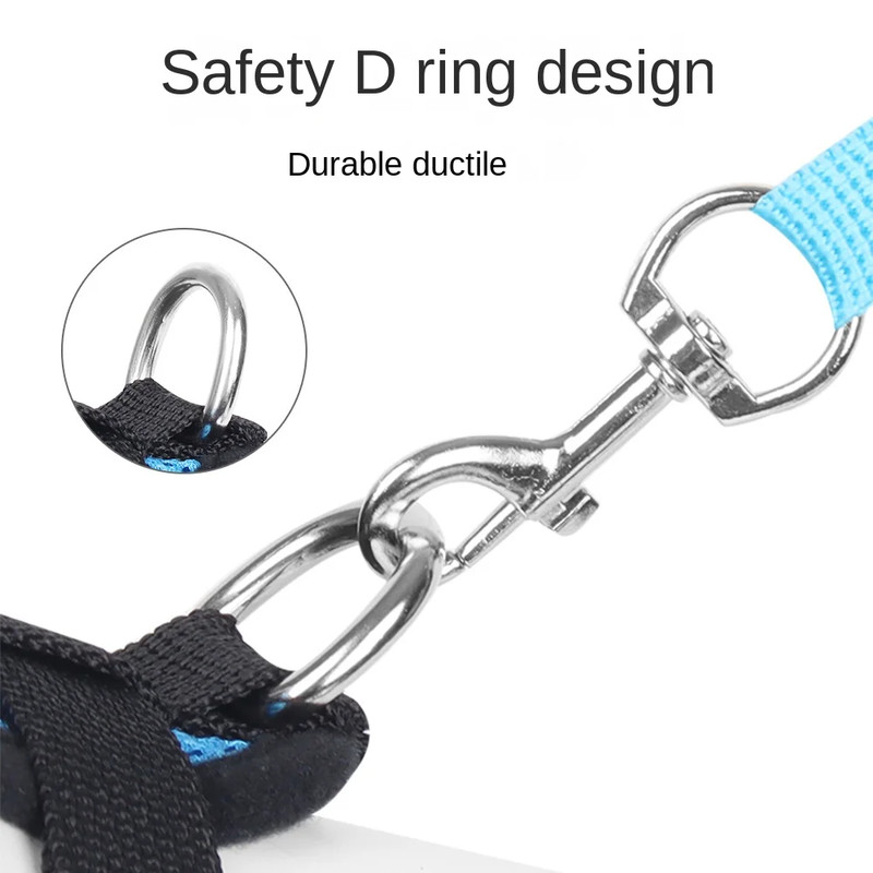 Summer Cat  Dog Harness Lead Leash Adjustable Vest Breathable Polyester Mesh With Reflective Strips 4