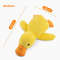 Adorable Dog Toy Plush Toy Sleeping Duck Bite Resistant Chew Companion With Sound Relief For Teeth  6