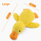 Adorable Dog Toy Plush Toy Sleeping Duck Bite Resistant Chew Companion With Sound Relief For Teeth 7