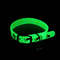 Glowing Cat Collar Luminous Anti Loss Necklace with Fluorescent Silicone & Bell for Cats & Small Dogs