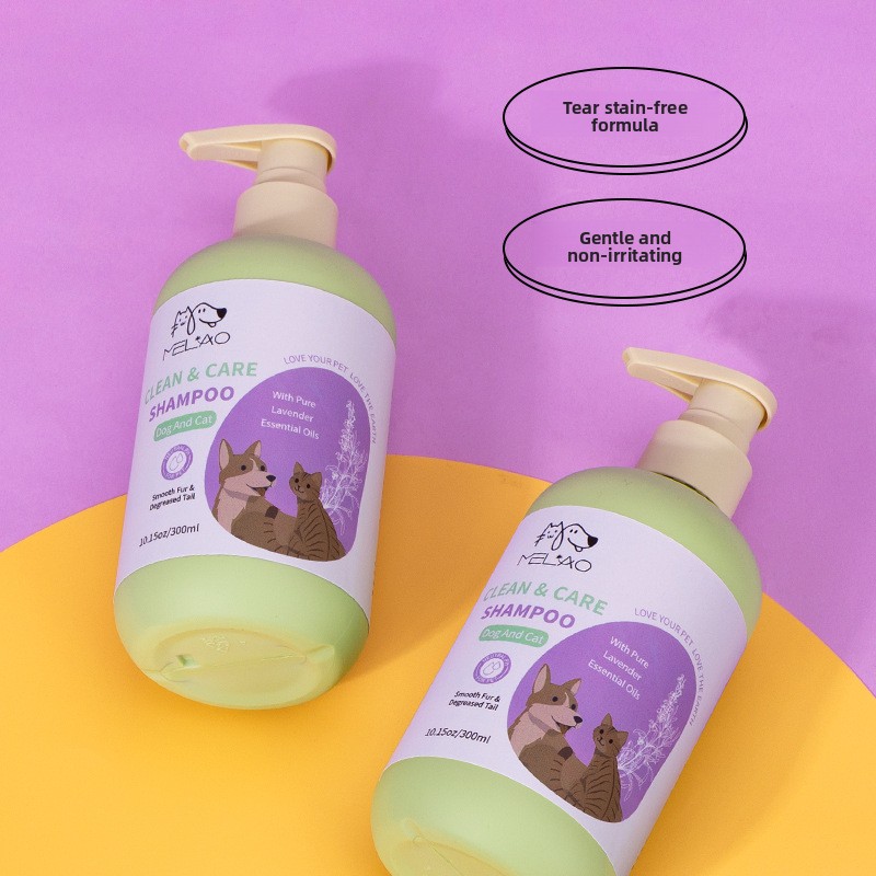 Pet Dog Body Wash Cat Dog Shampoo, Mild Bath Liquid Shampoo, Long Lasting Fragrance for Clean Healthy Pets