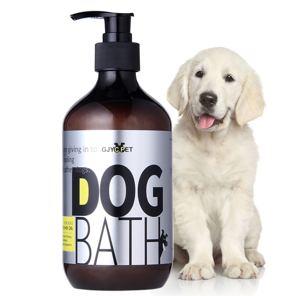 500ML Pet Shampoo for Dogs Anti-Itch Anti-Flea Shower Gel, Dog Hair Care Body Wash Soap, Pet Bath Anti-Tick Cleaning