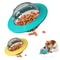 Interactive Dog Toy With Fly Disk Food Dispenser Improve IQ Slow Feeding And Training For Small Me 1