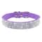 Bling Rhinestone Leather Pet Collar Leash Set For SmallMedium Dogs Cats 6