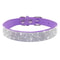 Bling Rhinestone Leather Pet Collar Leash Set For SmallMedium Dogs Cats 6