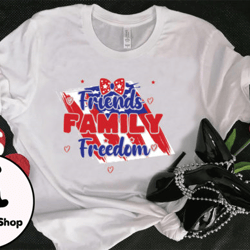 Friends Family Freedom T-shirt Design
