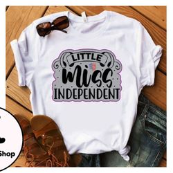 4th of july svg design-little miss indep