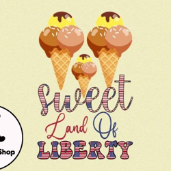 ice cream 4th of july sublimation