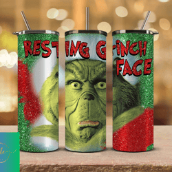 Christmas Tumbler Png,Grinch Png ,Merry Christmas Png,Merry Christmas Svg, Santa Grinch 15