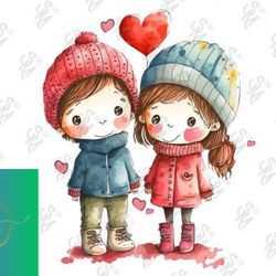 cute pink owl valentines day