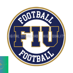 Florida International PanthersRugby Ball Svg, ncaa logo, ncaa Svg, ncaa Team Svg, NCAA, NCAA Design 120