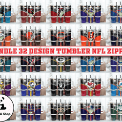 Bundle 32 Design Tumbler NFL Zipper 40oz Png, 40oz Tumler Png 98 by Cindy