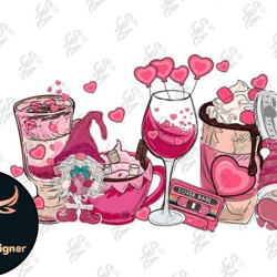 coffee gnome valentines day sublimation