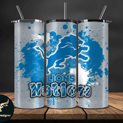 Detroit Lions Logo NFL, Football Teams PNG, NFL Tumbler Wraps PNG Design by Martin Designer 10