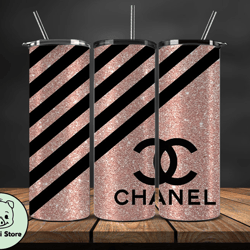 Chanel  Tumbler Wrap, Chanel Tumbler Png, Chanel Logo, Luxury Tumbler Wraps, Logo Fashion  Design 32