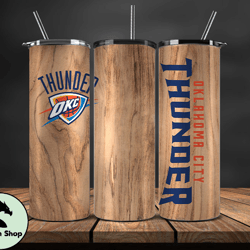 Oklahoma City Thunder Tumbler Wrap, Basketball Design,NBA Teams,NBA Sports,Nba Tumbler Wrap,NBA DS-73