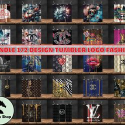 Bundle 172 Design Logo Fashion, Bundle Tumble Logo Fashion  Design 173