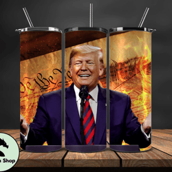 Donald Trump Tumbler Wraps,Trump Tumbler Wrap PNG Design by Abadin Shop 23