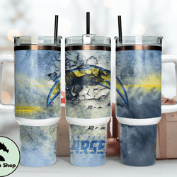 Los Angeles Chargers Tumbler 40oz Png, 40oz Tumler Png 50