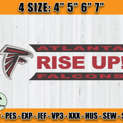 Atlanta Falcons Embroidery, NFL Falcons Embroidery, NFL Machine Embroidery Digital, 4 sizes Machine Emb Files-03-Abadin