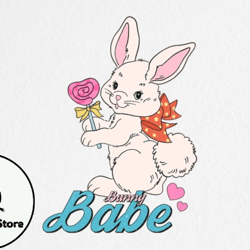 Bunny Babe Vintage Easter Sublimation