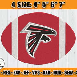 Atlanta Falcons Embroidery, NFL Falcons Embroidery, NFL Machine Embroidery Digital, 4 sizes Machine Emb Files -13-Whitme